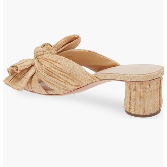 Loeffler Randall Emilia Knot Front Mule in Natural 8 - Picture 4 of 5